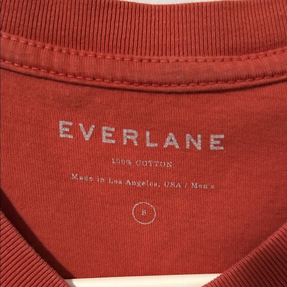 Everlane Men's Rust Short Sleeve Tee - Picture 2 of 2